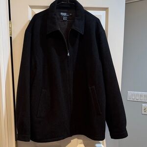 Ralph Lauren Men's Black Zip-Up Jacket